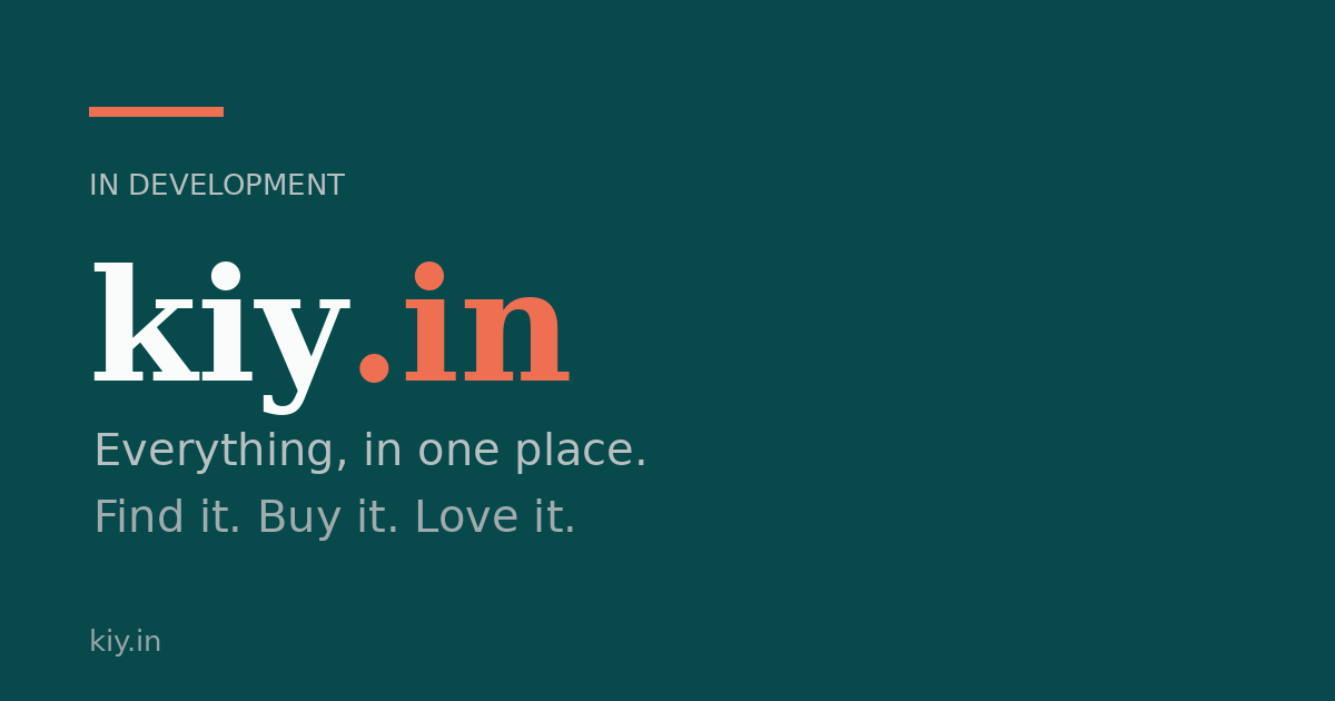 Link preview image for kiy.in